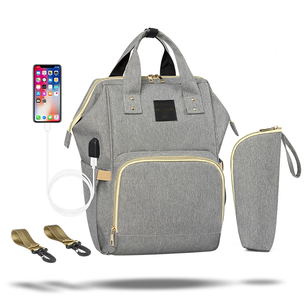 

Сумка для подгузников для беременных, водонепроницаемая, модная, мама, USB, рюкзак для кормления, 2022, многофункциональная сумка для коляски для мамы