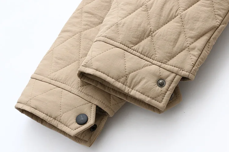 

2020 Autumn Winter Women Solid Oversize Thin Parkas Cotton Jacket Long Sleeve Female Black Padded Overcoat coat women