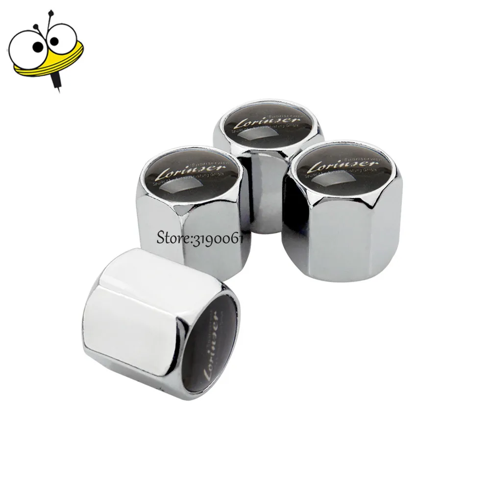 

Car Styling Wheels Tire Valve Stem Caps For Lorinser Logo For Mercedes Benz G M GLC SLC SLK CLA A200 E320 S320 W203 W204 C180