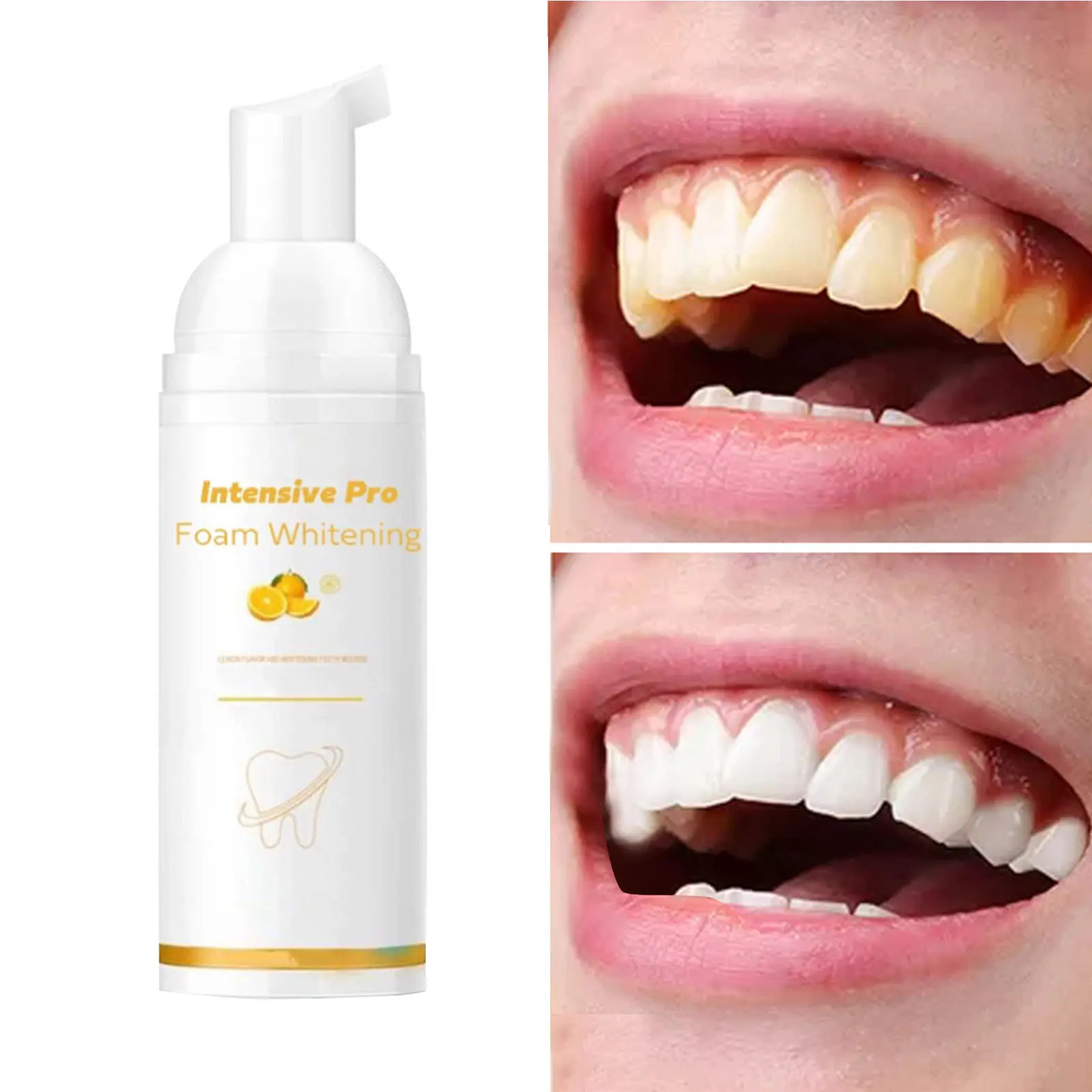 

30ml Teeth Whitening Foam Toothpaste Natural Mouth Wash Water Remove Bad Breath Dental Care Toothpaste TSLM1
