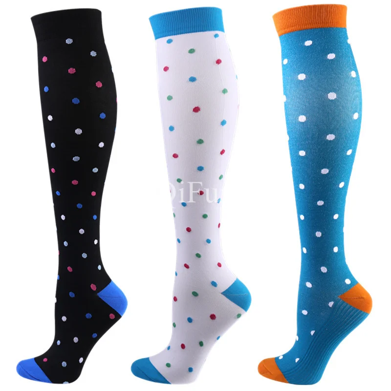 

Носки компрессионные для мужчин и женщин, носки для бега, лечения варикозного расширения вен, восстановления кровообращения, Для Путешеств...