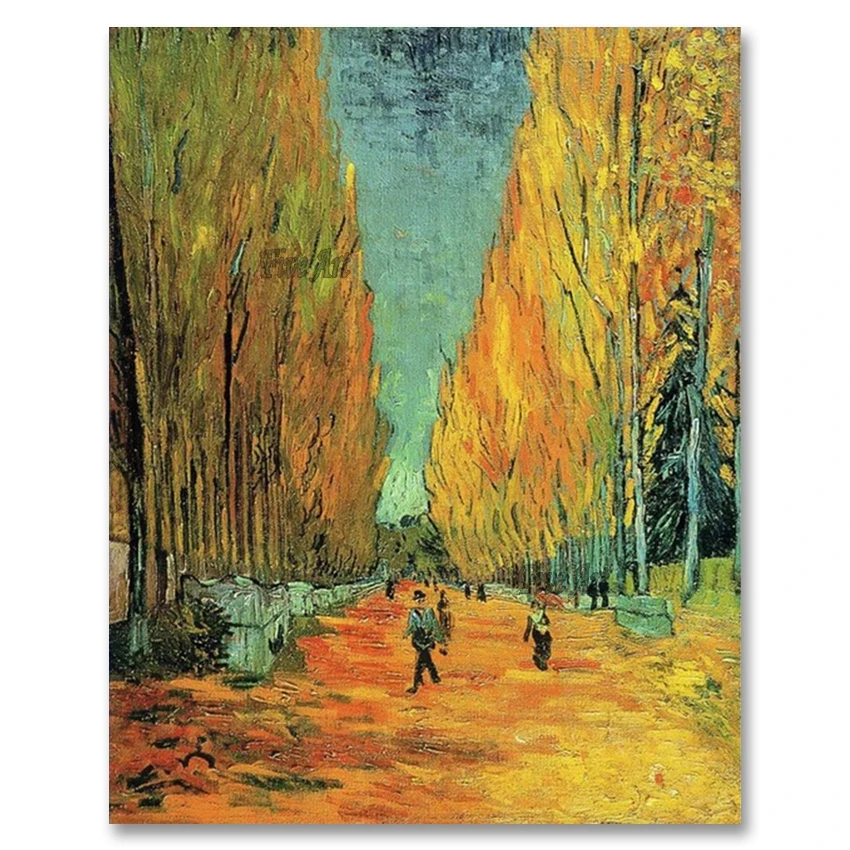 

Картина Ван Гог, Осенний пейзаж, ручная роспись, Репродукция, картина маслом без рамки, холст, декоративное искусство для стен