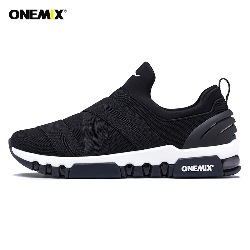 Мужские сетчатые кроссовки Onemix Нескользящие с воздушной подошвой для пробежек и