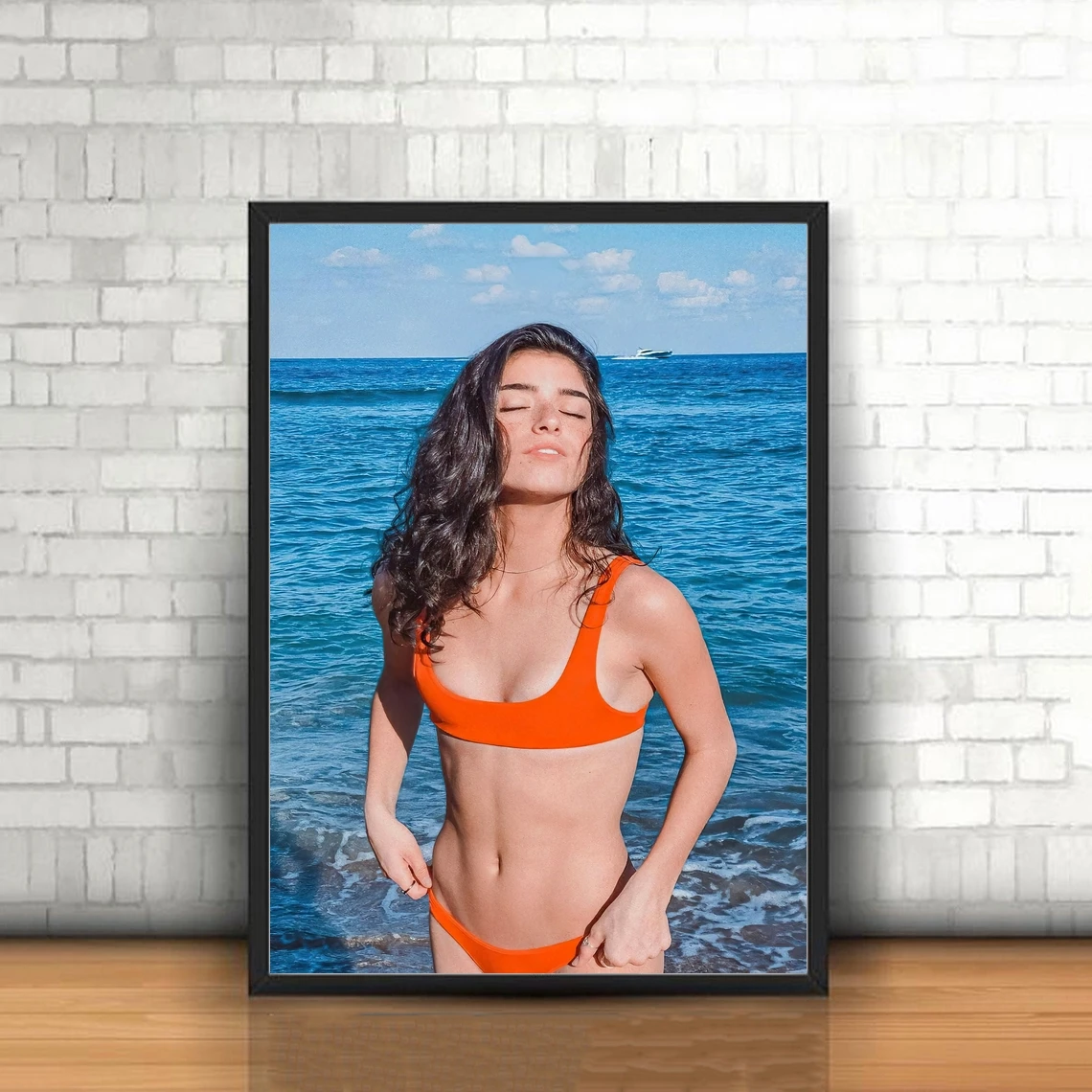 Dixie Dɺmelio Happy Music Обложка альбома Плакат Рэп Хип-Хоп Поп Музыка Звезда Холст