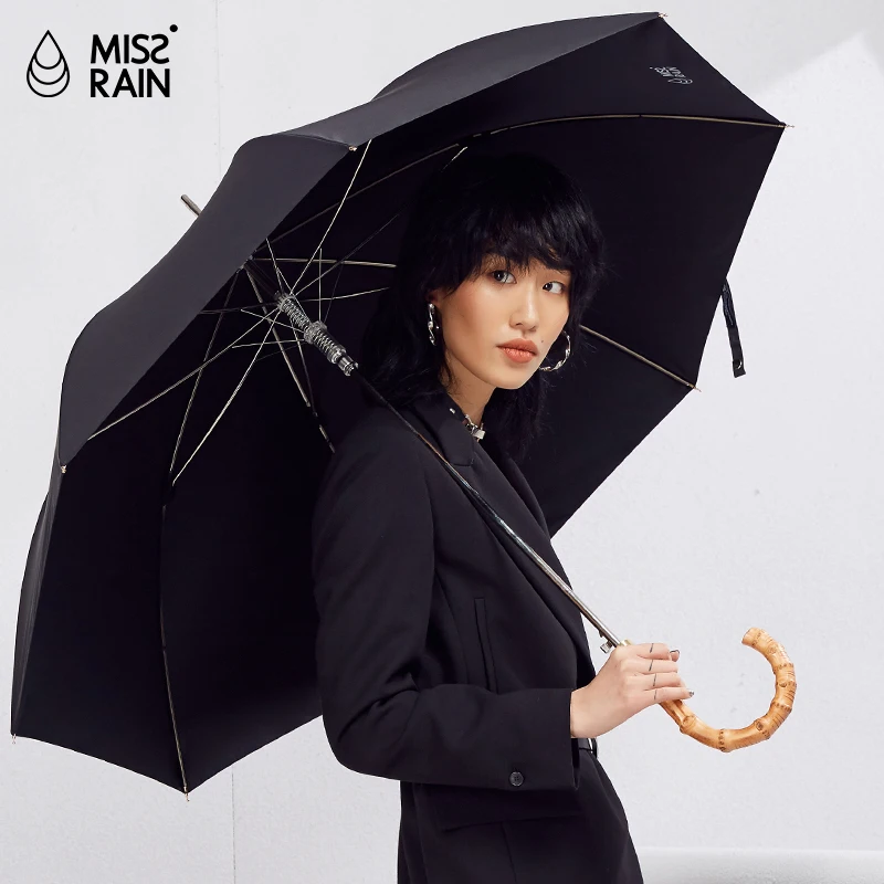 Comprare MissRain Grandi Uomini Ombrello Antivento Manico Lungo Creativo Forte Signore Retro Manico Di Bambù Ombrello Affari Corporation Regalo