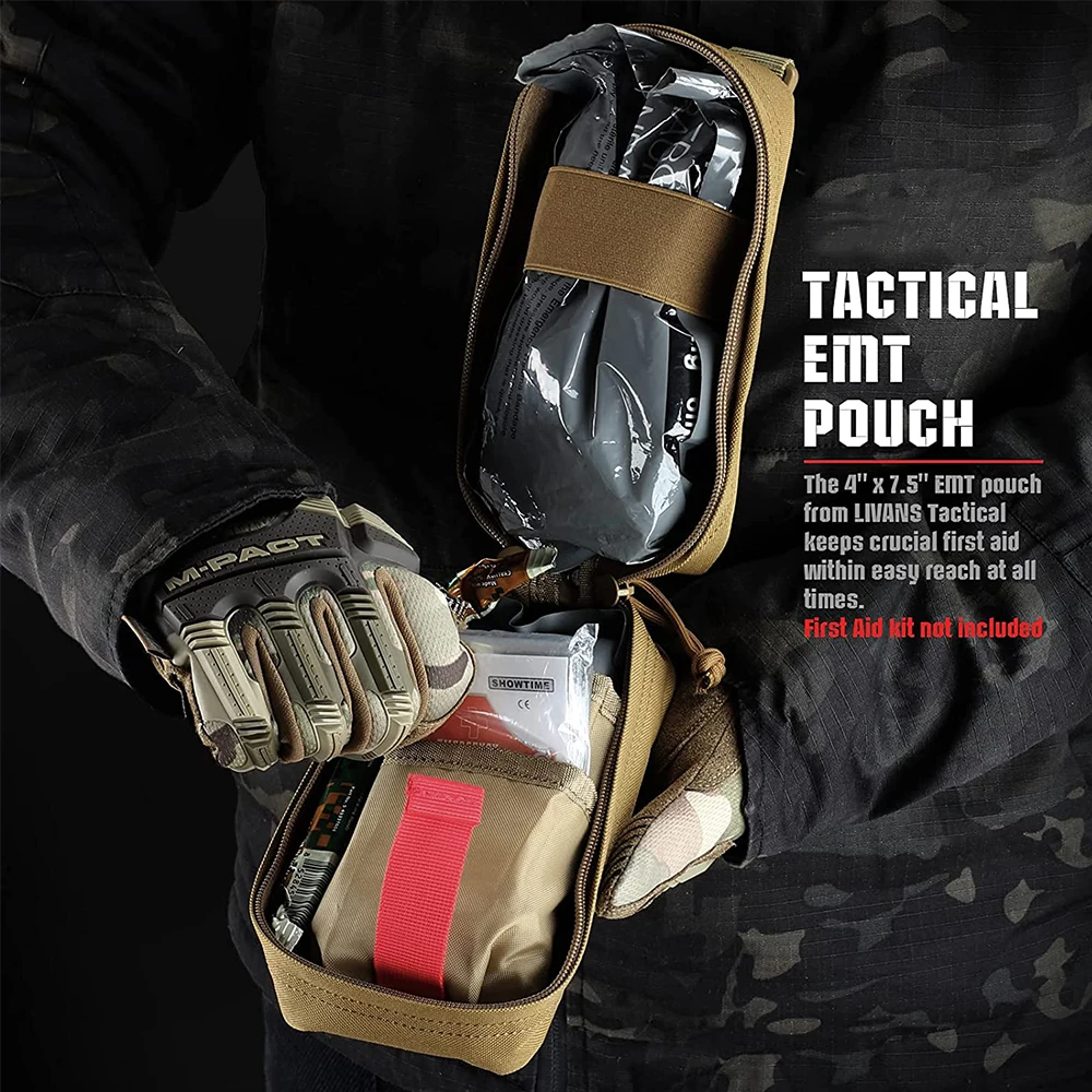 Тактическая медицинская сумка Molle комплект для оказания первой помощи при