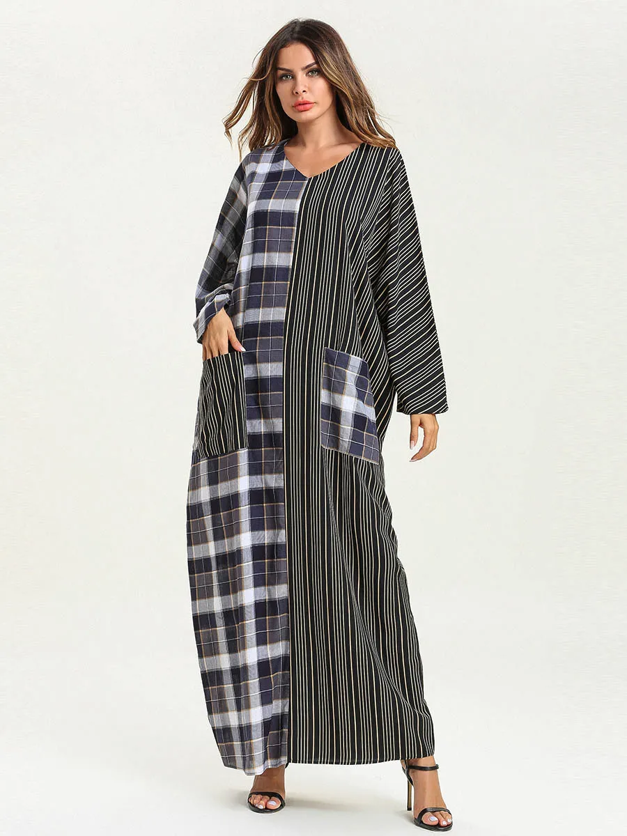 Платье кафтан с оборками Abaya плиссированное платье из Дубая в турецком и