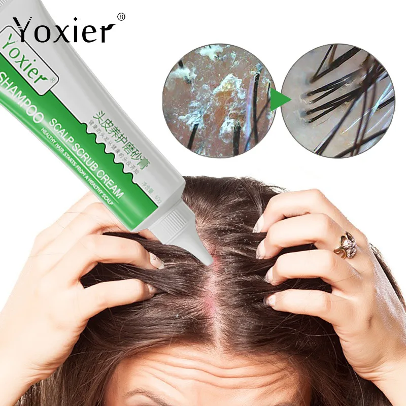 

Yoxier Hair Growth Pre-Shampoo Scalp Scrub Nourish Repair Deep Cleaning Oil-Control Gentle Remove Clogged Impurities Scaly 80g