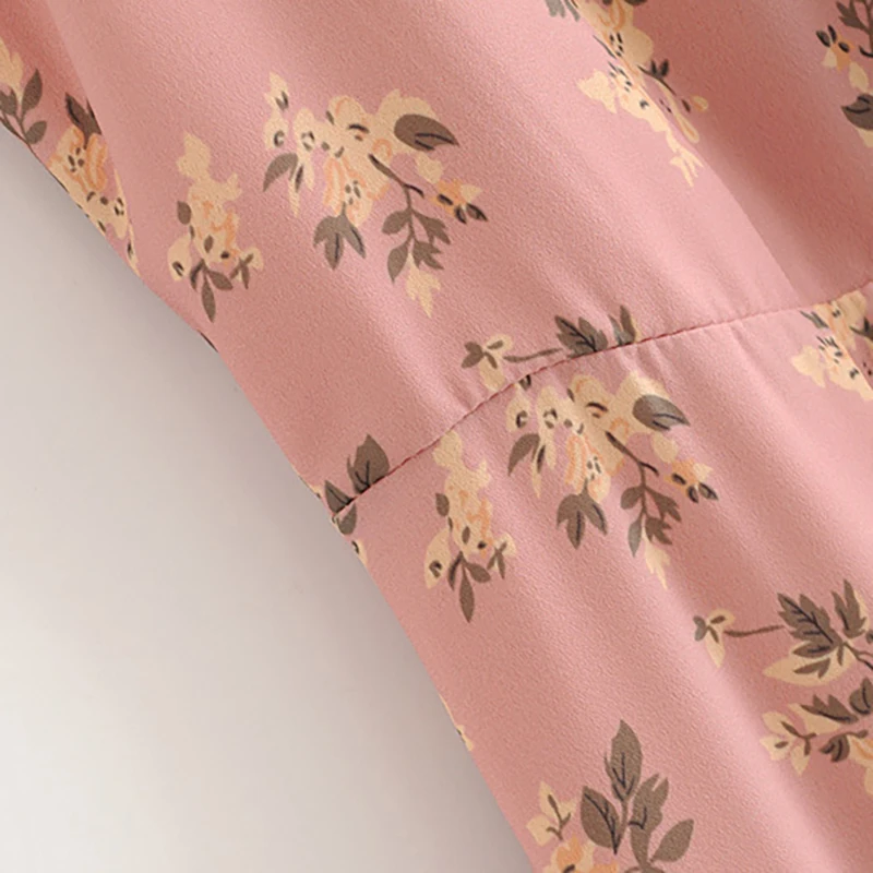 Aachoae Boho женское платье на бретельках миди с цветочным принтом без рукавов