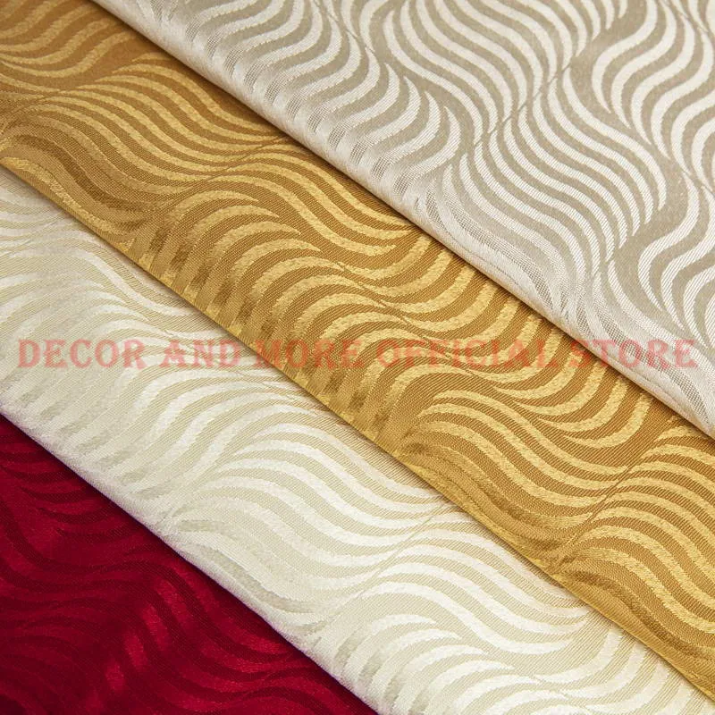 Современные однотонные жаккардовые ткани в полоску ткань для штор полиэстер