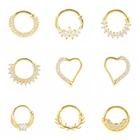 Женские серьги-гвоздики из серебра 925 пробы, с кристаллами