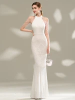 yidingzs elegant off shoulder sequin evening dress 2021 new white bodycon maxi dress for women party 18126