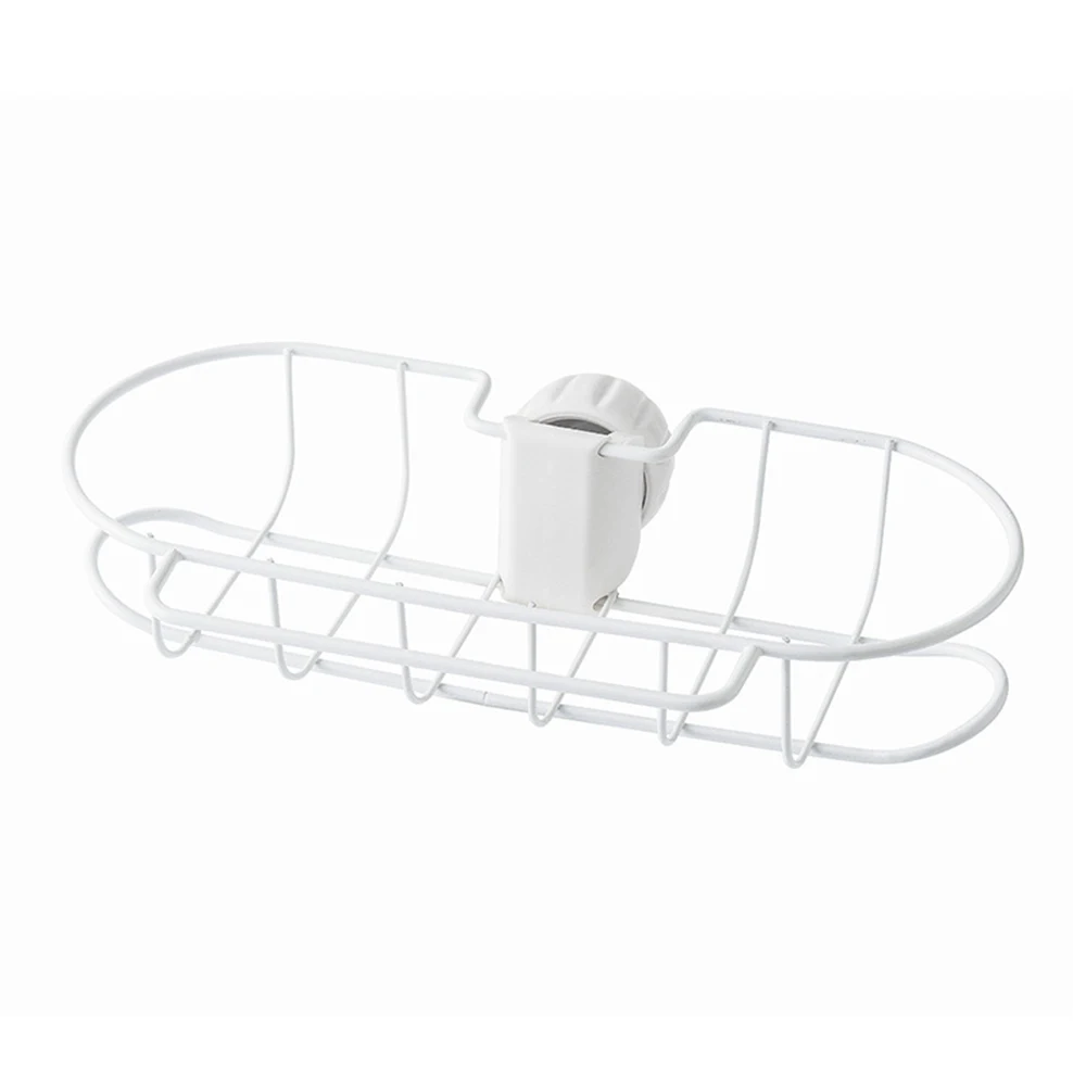 Bathroom Faucet Drain Rack Pool Storage Rack Large Kitchen Supplies Sink Sponge Rag Drain Rack Kitchen Accessories Organizer