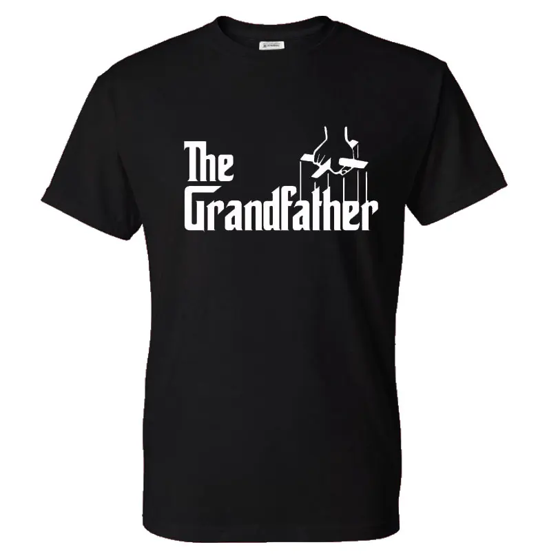 

New arrival THE GRANDFATHER Funny Father's Day Spoof - Mens Cotton T-Shirt casual hipster cool tops