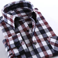 spring fall 2020 new mens casual plaid shirts long sleeve slim fit comfort soft flannel cotton shirt leisure styles man clothes