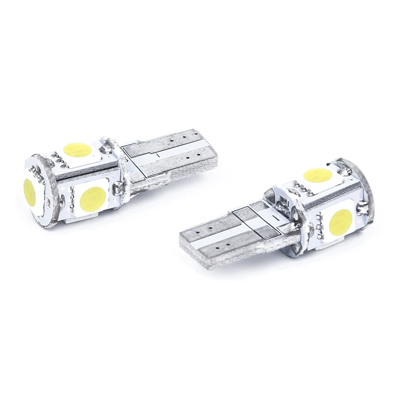 2 × лампочка W5W T10 5 светодиодный SMD белый ксеноновый ночной Светильник Автомобиля