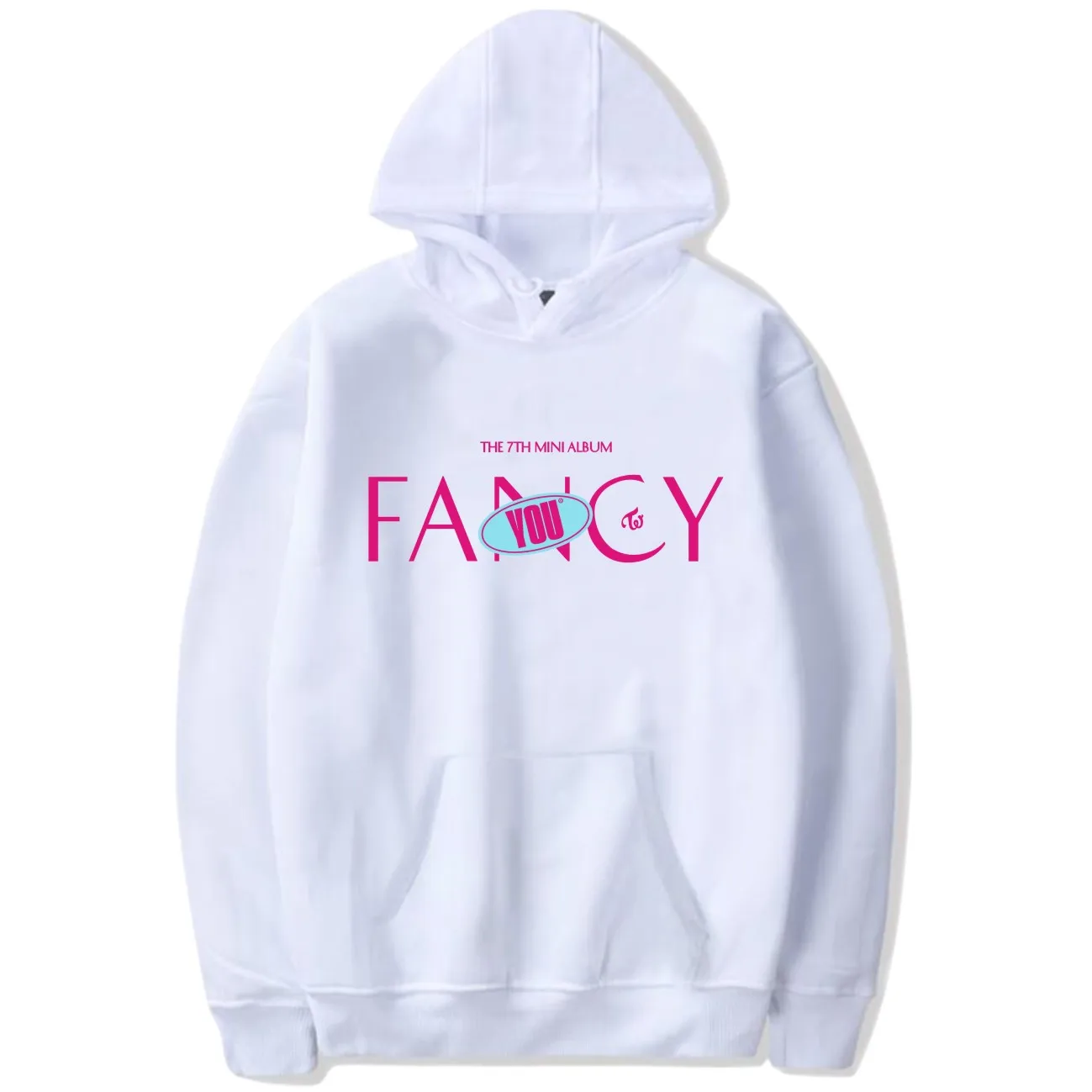 Толстовка с капюшоном и принтом альбома Twice Fancy You The 7th популярная одежда для