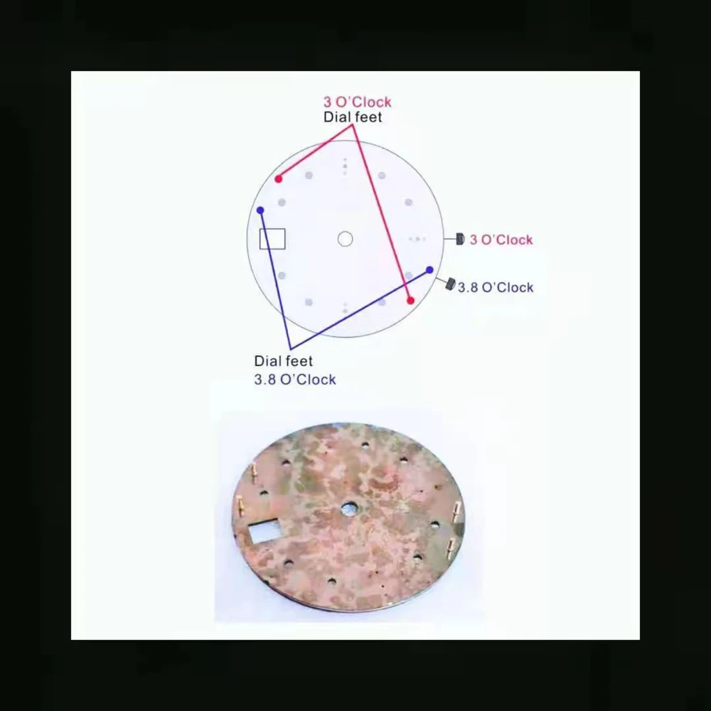 for NH35/NH36 Movement 28.5mm Sun Pattern Watch Dial Strong Green Luminous C3 Dial Repair Parts