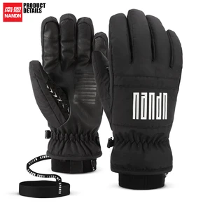 NANDN лыжные перчатки теплые водонепроницаемые зимние сноубордические велосипедные мужские и женские