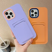 card slot phone case for samsung galaxy a03s a22 a72 a52 a32 a12 shockproof silicone cover pc front bumper hybrid protect coque