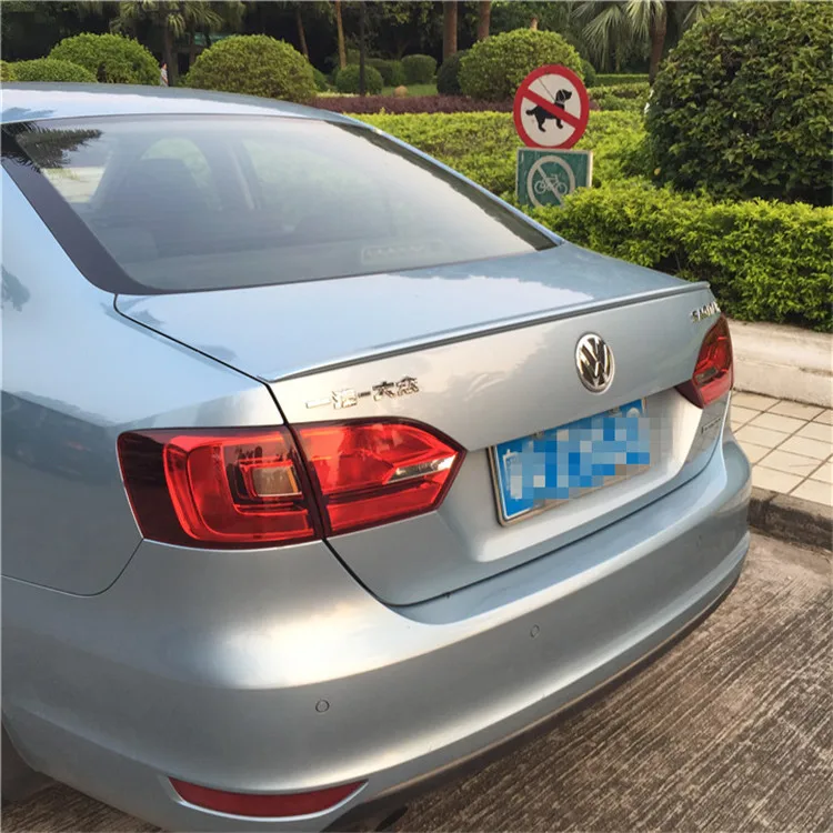 For Volkswagen Sagitar Spoiler 2012-2014 Jetta High Quality ABS Material Car Rear Wing Primer Color | Автомобили и мотоциклы