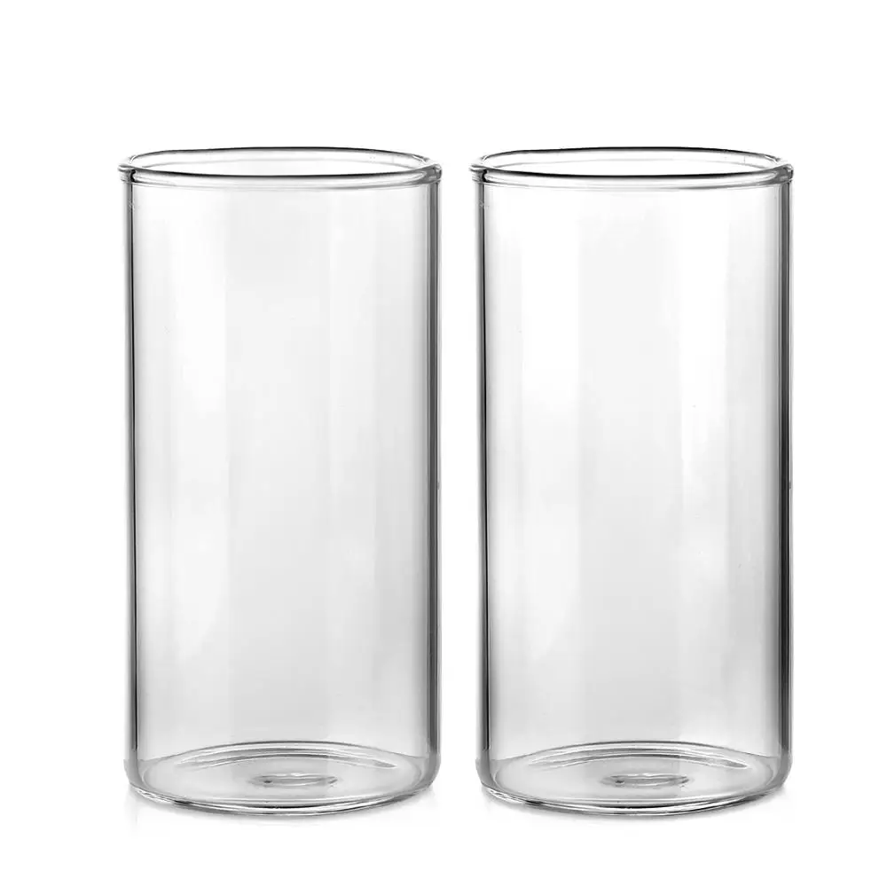 2 Glass Cups Стеклянный Горшок для воды с ситечком из нержавеющей стали Mlilk кувшин стеклянный кувшин питьевой чайник бутылка для воды стакан банка 1.7л для дома - Цвет: 2 Glass Cups
