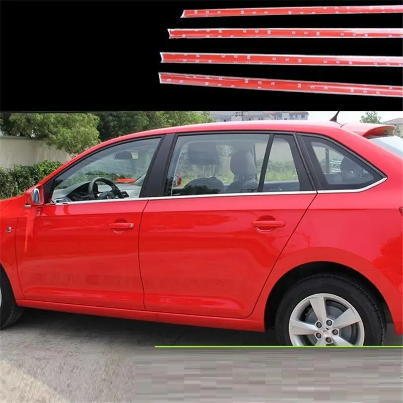 Автомобильная автомобильная хромированная оконная дверь Внешние детали