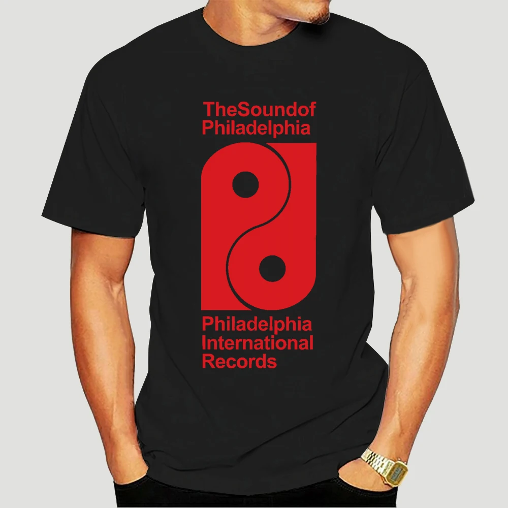 

Philadelphia International Records T-Shirt Cotton Disco Tsop Soul Philly cotton tee shirt, tops wholesale tee sbz1254 5611X