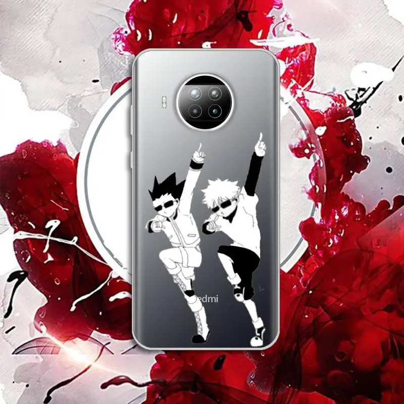 

Hunter X Hunter Killua Zoldyck anime Phone Case Transparent for Xiaomi Redmi note 10 t 8 9 pro lite 11