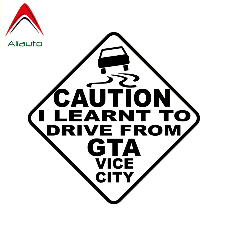Алиавто индивидуальная предупреждающая Автомобильная наклейка я учусь ездить