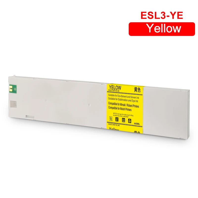 440ML ECO-SOL MAX Replacement Ink Cartridge ESL3 For Roland BN-20 SolJet PRO II VersaCAMM SP-i Series Printers (6Colors/Set)