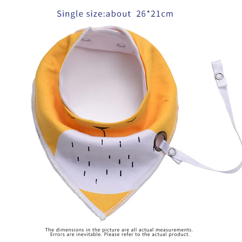 

Saliva Towel Baberos Bebes Baby Bibs & Anti-drop Rope Super Absorbent Infant Cotton Bandana Dribble Bib Scarf Newborn Feeding