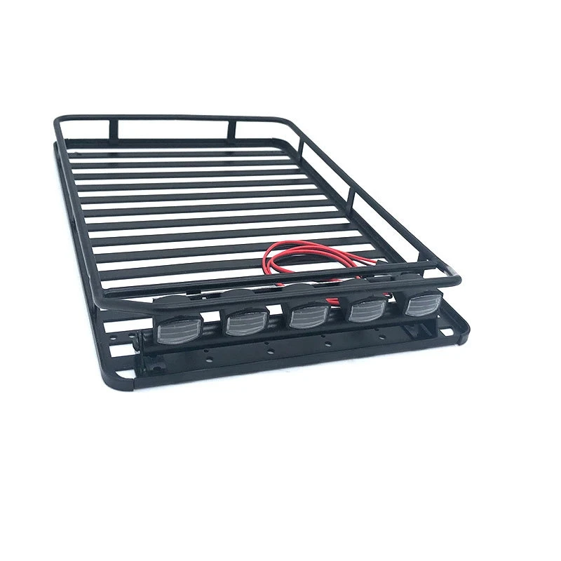 Багажная багажник на крышу переноска с 5 светодиодный светильник бар для 1/10 RC