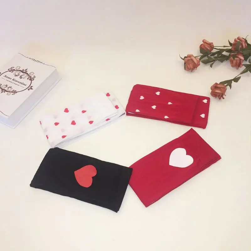 

Womens Sexy Thigh High Stockings Valentines Day Sweet Love Heart Dots Long Socks