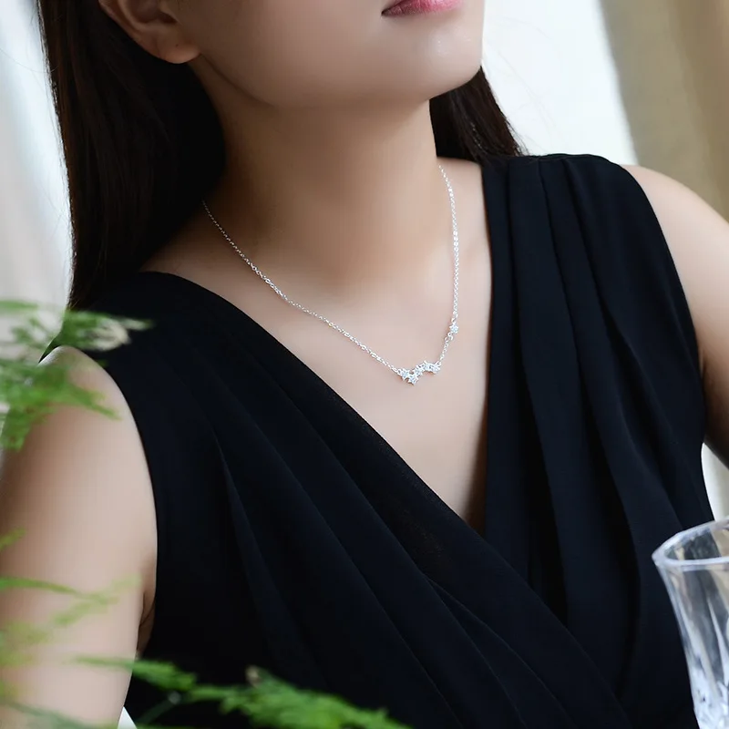 Женское ожерелье из серебра 925 пробы с подвеской | Украшения и аксессуары