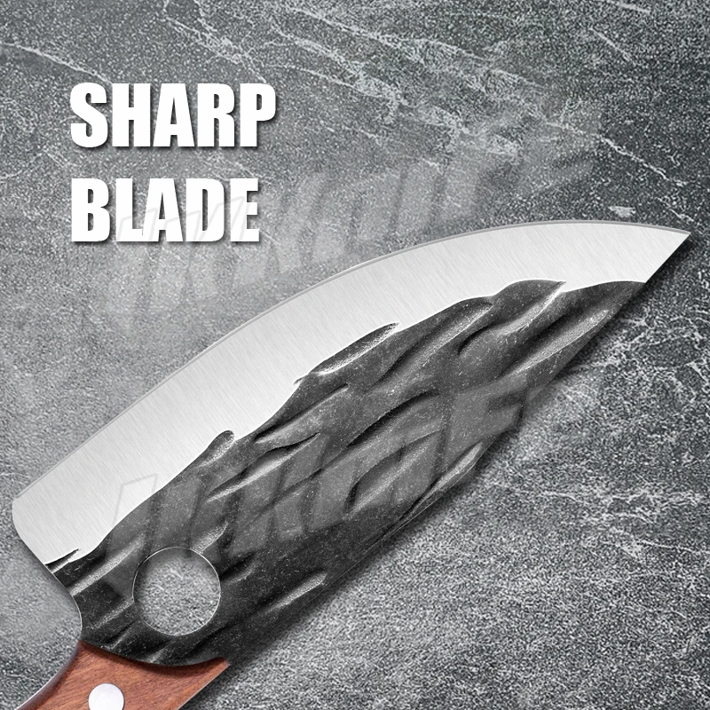 Кухонный нож из кованой нержавеющей стали мясника 7 5 дюйма в сербском стиле