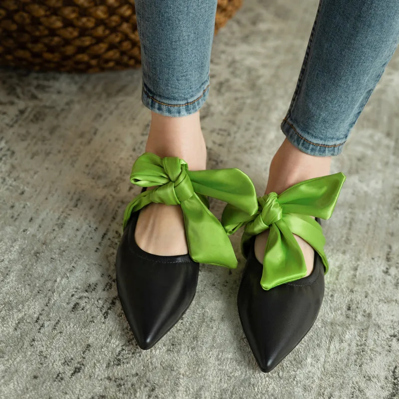 

The latest women's pumps for spring and summer 2021 European and American fashion leather low heels shoes for women G40