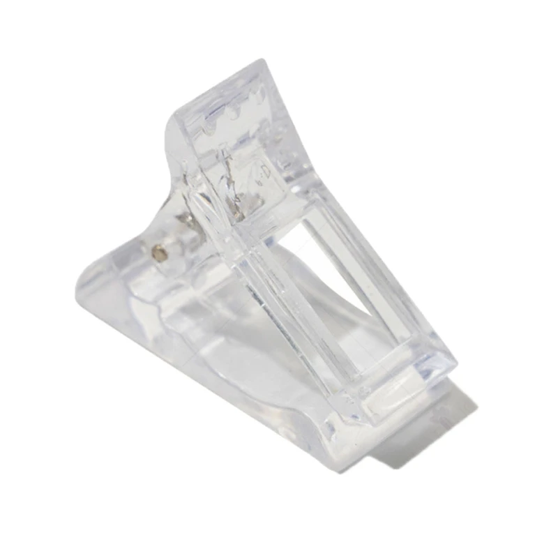 Q1QD Nail Tips Clip for Quick Building Gel Nail Forms Clips Finger Extension UV LED Builder Clamps
