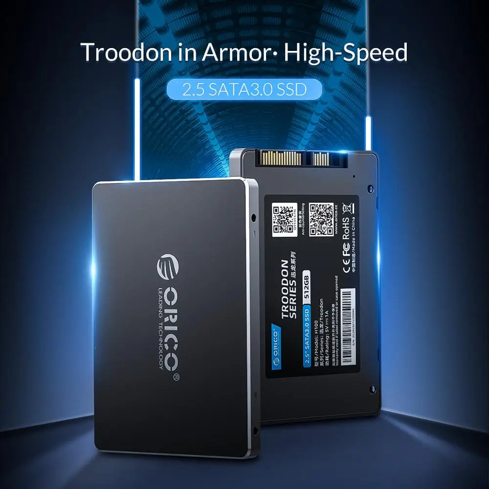 Твердотельный накопитель ORICO 2 5 SATA SSD 128 ГБ 256 512 ТБ дюйма SATA3.0 Внутренний