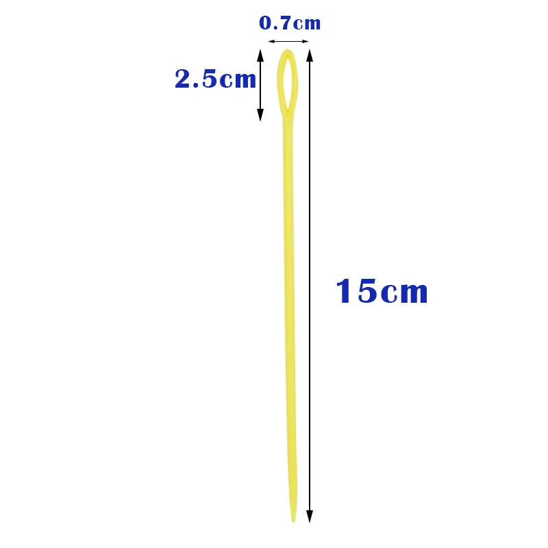 9 шт 7 см 15 пластиковые спицы крючком Крючки гобелены шерстяные для пряжи детские