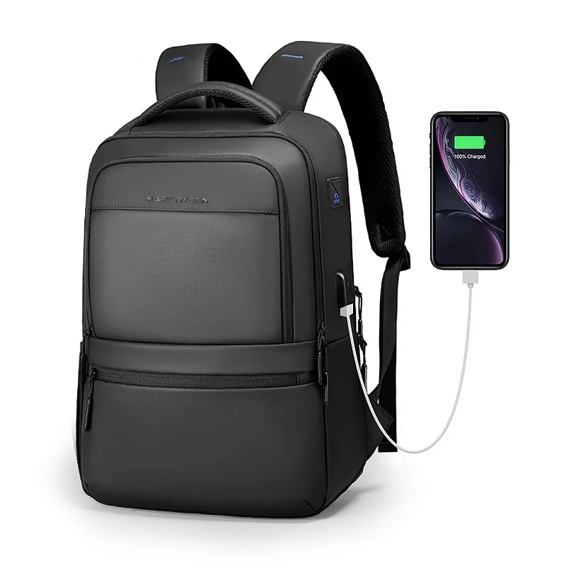 Expandable Travel Backpack Men USB Charging Bag Multifunctional Water Repellent Laptop Backpacks Big Capacity Male Bags mochilas