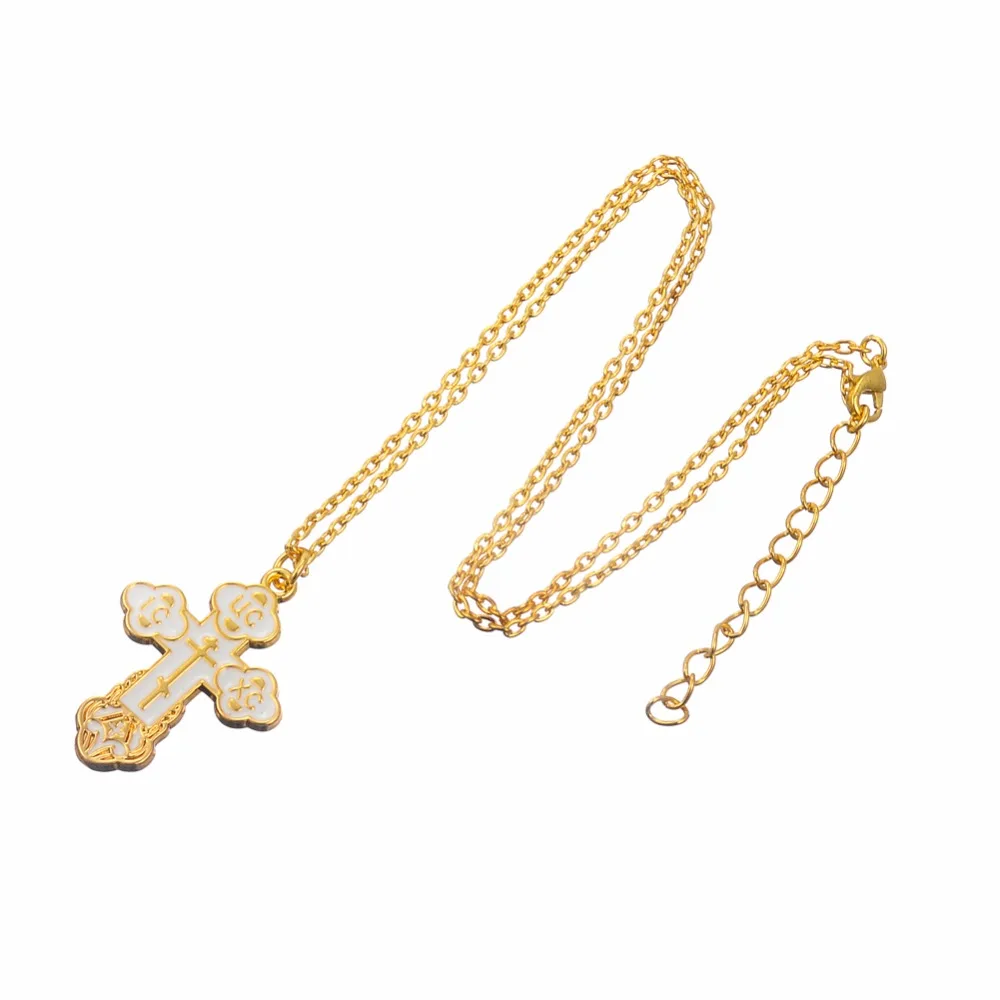 Эмалированные подвески для мужчин и женщин российский славянский крест