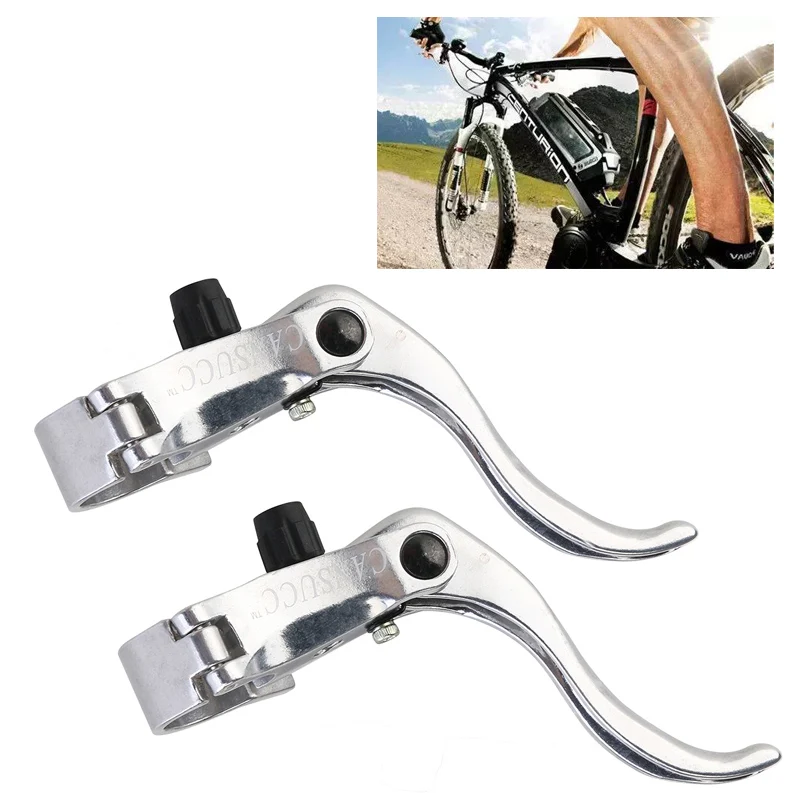 1 пара велосипедные тормозные рычаги фиксированная ручка тормоза подходит 22 2