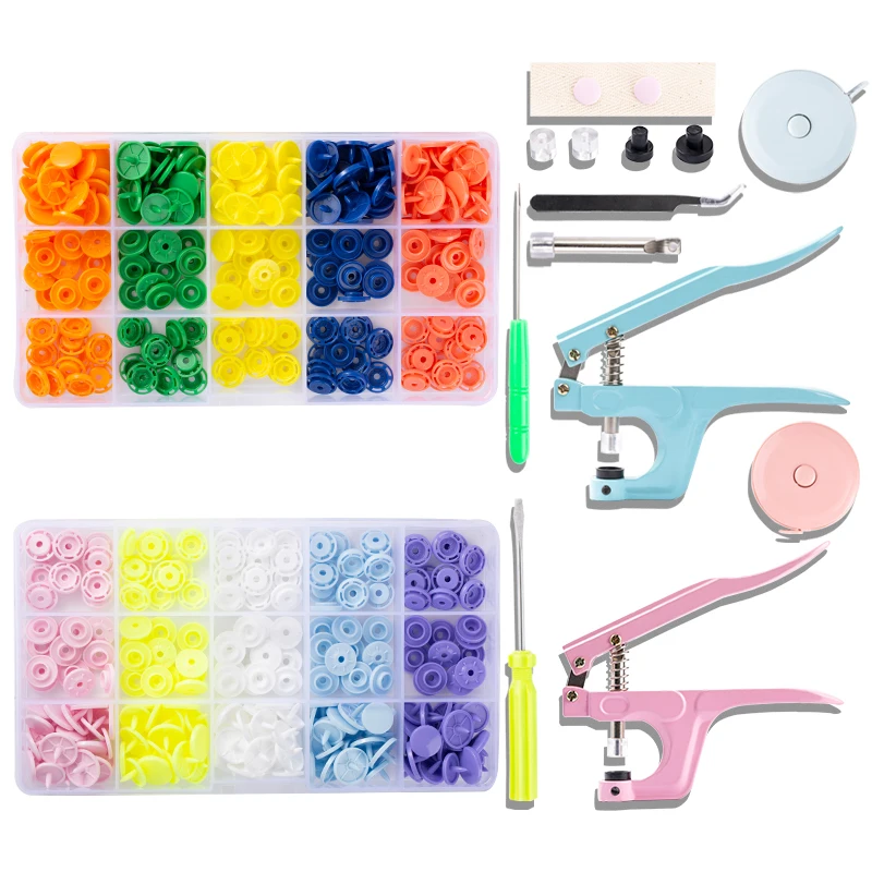 Комплект пластиковых кнопок T5 с крепежными плоскогубцами и набором инструментов