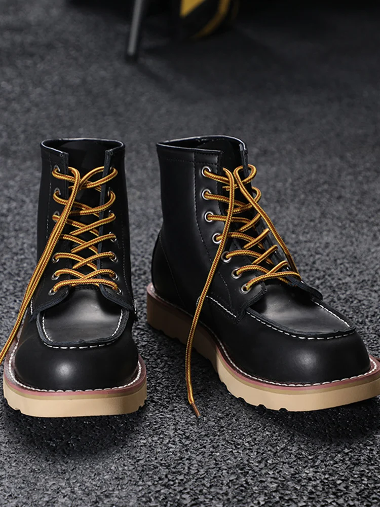 Мужские ботинки Martin ZFTL винтажные мотоциклетные из коровьей кожи рабочие Зимние