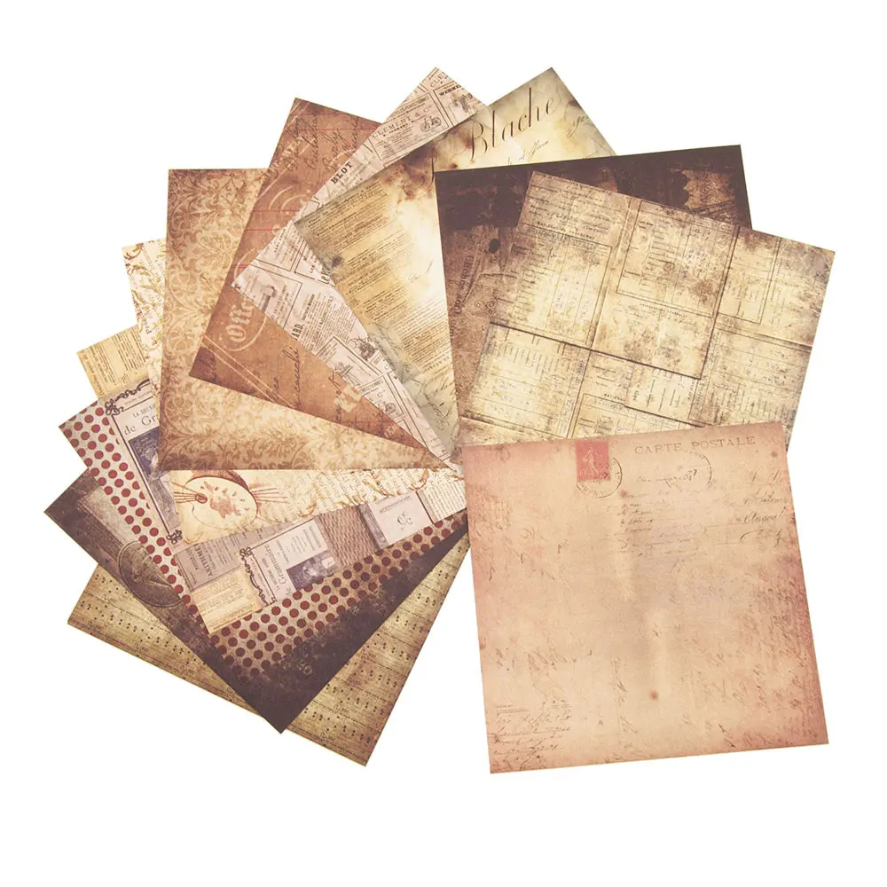 

24 Sheets Background Papers Decorative Paper For Clear Stamps CUTTING DIES Scrapbooking STENSICLS DIY PHOTO Album Cards MAKING