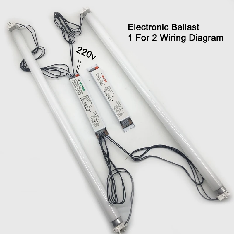 Флуоресцентный электронный балласт T5 с широким диапазоном напряжения 1 шт. 220-240 В