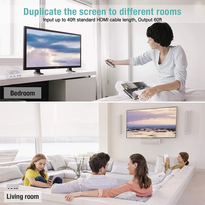 Рекламный HDMI-совместимый сплиттер переключатель видео-и видеопереключатель с