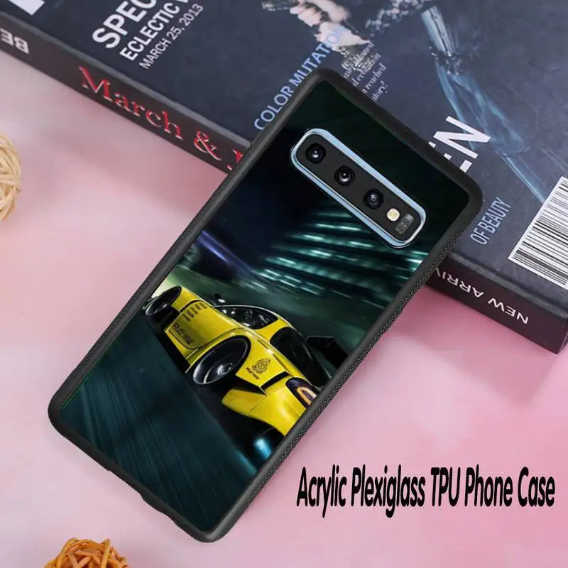 

Tokyo JDM Drift Car Phone Case Acrylic Plexiglass TPU For Samsung Galaxy S8 S9 S10 s10e S20 PLUS ULTRA S6edge