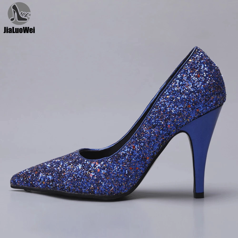 

Женские туфли на высоком каблуке 10 см, с кристаллами, с острым носком, сексуальные туфли для вечеринки и свадьбы, новинка 2021